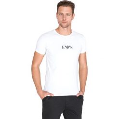 Emporio Armani 2-pack Dolna koszulka Biały. Białe koszulki męskie Emporio Armani, xl, z nadrukiem, z elastanu, bez kołnierzyka, bez rękawów. Za 175,95 zł.