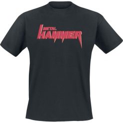 Metal Hammer Old School T-Shirt czarny. Białe t-shirty męskie marki Bosari, l, w geometryczne wzory. Za 74,90 zł.