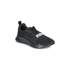 Buty Dziecko Puma PUMA WIRED JUNIOR. Czarne trampki dziewczęce Puma, bez wzorów, bez zapięcia. Za 179,10 zł.