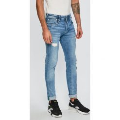 Pepe Jeans - Jeansy Stanley. Niebieskie jeansy męskie Pepe Jeans, bez wzorów. W wyprzedaży za 269,90 zł.