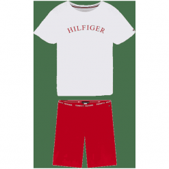 Tommy Hilfiger piżama męska Short Jersey XL wielokolorowy. Piżamy męskie TOMMY HILFIGER, xl, bez wzorów, z bawełny, bez rękawów. W wyprzedaży za 209,00 zł.