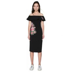 Sukienki: Desigual Sukienka Damska Marina 34 Czarny