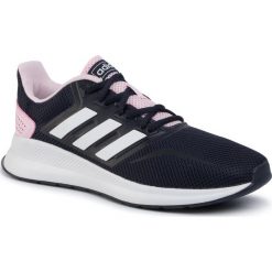 Buty adidas - Runfalcon EF0152 Legink/Ftwwht/Clpink. Niebieskie buty sportowe damskie Adidas, z materiału, sportowe, do biegania. Za 199,00 zł.
