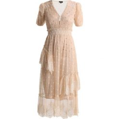 Długie sukienki: Topshop TIER MIDI Długa sukienka ivory