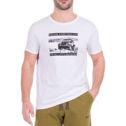 T-shirty męskie: T-shirt w kolorze białym