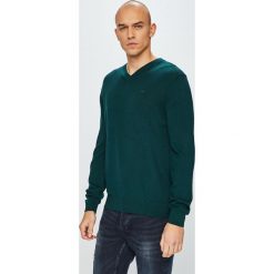 Lacoste - Sweter. Zielone swetry klasyczne męskie marki Lacoste, l, z dzianiny. W wyprzedaży za 359,90 zł.