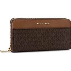 Duży Portfel Damski MICHAEL MICHAEL KORS - Mercer 32S7GM9E9B Brown. Pomarańczowe portfele damskie MICHAEL Michael Kors, bez wzorów, ze skóry ekologicznej. Za 669,00 zł.