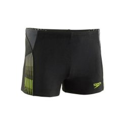 Bokserki pływackie wzorzyste męskie. Czarne kąpielówki męskie marki Speedo, z poliesteru. Za 129,99 zł.