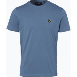 Lyle & Scott - T-shirt męski, niebieski. Niebieskie t-shirty męskie marki Lyle & Scott, s, z aplikacjami, bez kołnierzyka. Za 129,95 zł.