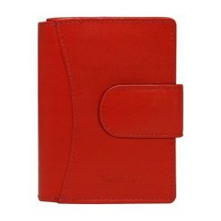 Portfel damski skórzany Cavaldi RD-09-CMN czerwony - Czerwony. Czerwone portfele damskie 4U Cavaldi, bez wzorów, ze skóry. Za 54,99 zł.