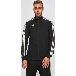Adidas Performance - Bluza. Czarne bluzy męskie adidas Performance, s, z nadrukiem, z poliesteru, z kapturem, bez rękawów, bez kaptura. W wyprzedaży za 199,90 zł.