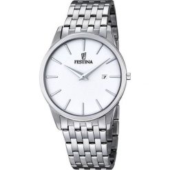Festina Klasik 6833/1 SLIM. Szare zegarki męskie Festina, srebrne. W wyprzedaży za 223,00 zł.