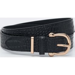 Pasek - Czarny. Czarne paski damskie Sinsay, w paski. Za 14,99 zł.