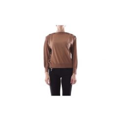 Swetry Kaos Collezioni KI1NT003. Brązowe swetry damskie Kaos Collezioni, xl, bez wzorów, bez rękawów, bez kaptura. Za 317,70 zł.
