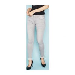 Jeansy skinny GASPARD. Szare rurki damskie marki Promod, z jeansu. Za 89,90 zł.
