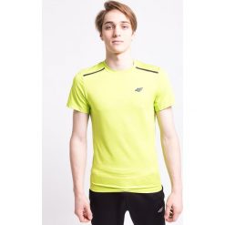 Koszulka treningowa męska TSMF252Az - limonkowy neon. Białe t-shirty męskie marki 4f, m, z poliesteru. W wyprzedaży za 44,99 zł.