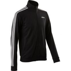 Bluza na zamek Gym & Pilates męska. Czarne bluzy męskie Adidas, xl, bez wzorów, z bawełny, bez kołnierzyka, bez rękawów, bez kaptura. Za 169,99 zł.