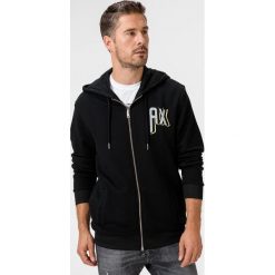 Armani Exchange Bluza Czarny. Czarne bluzy męskie Armani Exchange, xl, z haftami, z bawełny, bez kołnierzyka, bez rękawów, bez kaptura. Za 547,95 zł.