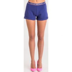 SZORTY Emporio Armani. Niebieskie szorty damskie Emporio Armani, xl, bez wzorów, z bawełny. Za 259,00 zł.