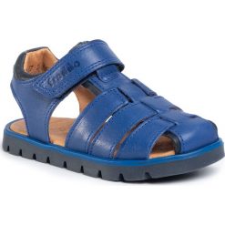 Sandały FRODDO - G3150168-1 Blue Electric. Niebieskie sandały chłopięce Froddo, ze skóry, bez zapięcia. Za 259,00 zł.