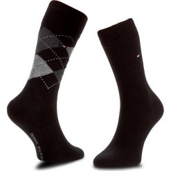Skarpetki męskie: Skarpety Wysokie Męskie TOMMY HILFIGER – 391156 r. 39/42 Black 200