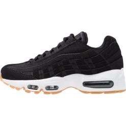 Nike Sportswear AIR MAX 95 Sneakersy niskie black/anthracite/light brown/white. Czarne sneakersy damskie Nike Sportswear, bez wzorów, ze skóry, bez zapięcia. Za 719,00 zł.