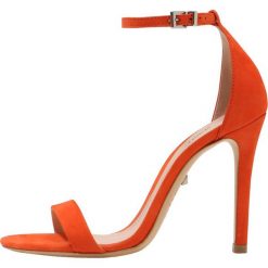 Rzymianki damskie: Schutz Sandały na obcasie bright orange
