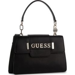 Torebka GUESS - HWVG74 42180 BLA. Czarne torebki klasyczne damskie Guess, z aplikacjami, ze skóry ekologicznej, klasyczne, bez dodatków. Za 629,00 zł.