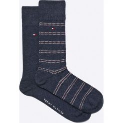 Tommy Hilfiger - Skarpety (2-pack). Czarne skarpetki męskie marki TOMMY HILFIGER, z bawełny. W wyprzedaży za 49,90 zł.