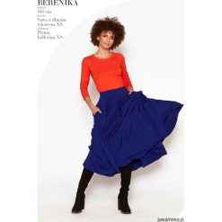 Bluzki damskie: Bluzka SAWA z długim rękawem pomarańczowa