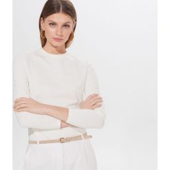 Bluzka z niską stójką - Kremowy. Białe bluzki damskie Mohito, s. Za 59,99 zł.