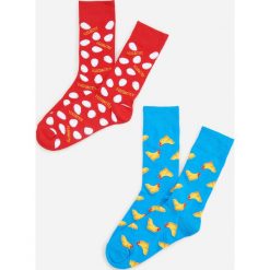 Skarpety 2 pack - Turkusowy. Niebieskie skarpetki męskie Reserved. Za 24,99 zł.