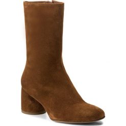 Kozaki HÖGL - 4-106122 Toffee 2200. Brązowe kozaki damskie HÖGL, z materiału. W wyprzedaży za 399,00 zł.