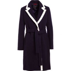 Płaszcze damskie: J.CREW TIPPED WRAP COAT STADIUM CLOTH Płaszcz wełniany /Płaszcz klasyczny navy