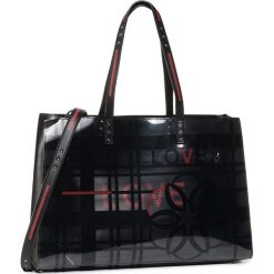 Torebka DESIGUAL - 20SAXPCG 2000. Czarne torebki klasyczne damskie Desigual, bez wzorów, ze skóry ekologicznej, klasyczne, duże, bez dodatków. W wyprzedaży za 279,00 zł.