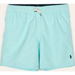 Polo Ralph Lauren - Szorty kąpielowe dziecięce 134-176 cm. Zielone spodenki chłopięce Polo Ralph Lauren, bez wzorów, z poliesteru. Za 199,90 zł.