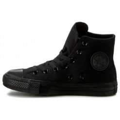 Converse Trampki Taylor A/S Hi Black Monochrom 35. Czarne trampki i tenisówki damskie marki Converse, za kostkę. W wyprzedaży za 239,00 zł.