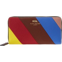 Kurt Geiger ZIP AROUND WALLET Portfel fushia. Brązowe portfele damskie marki Kurt Geiger. Za 419,00 zł.