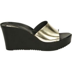 Klapki damskie: Klapki - 25217602 GOLD