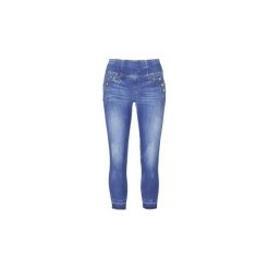 Spodnie 7/8 i 3 / 4 Guess LITETE. Niebieskie jeansy damskie Guess. Za 423,20 zł.
