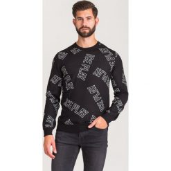 SWETER ICE PLAY. Czarne swetry męskie m, z okrągłym kołnierzem. Za 459,50 zł.