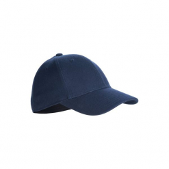 Czapka z daszkiem baseball BA 550. Niebieskie czapki z daszkiem damskie marki KIPSTA, z bawełny. Za 29,99 zł.