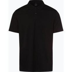 BOSS - Męska koszulka polo – Parlay 39, czarny. Czarne koszulki męskie Boss, xxl, bez wzorów, z bawełny, polo, bez rękawów. Za 399,95 zł.