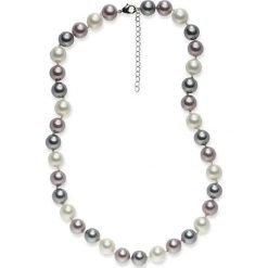 Naszyjnik perłowy w kolorze fioletowoszaro-jasnoróżowo-kremowym - dł. 43 cm. Szare naszyjniki damskie The Pacific Pearl Company, Nova Pearls Copenhagen & Co., z perłą, z mosiądzu. W wyprzedaży za 154,95 zł.