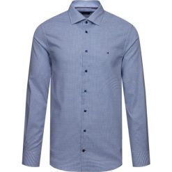 Koszula Tommy Hilfiger Tailored Micro Design Classic TT0TT06020. Niebieskie koszule męskie Tommy Hilfiger Tailored, m, bez wzorów, z bawełny, casualowe, bez kołnierzyka, bez rękawów. W wyprzedaży za 199,00 zł.