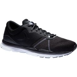 Buty fitness 500 damskie. Czarne buty sportowe damskie DOMYOS, bez wzorów, z poliesteru, na fitness i siłownię. Za 119,99 zł.