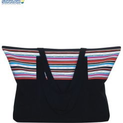 Torba plażowa Sunflair Flowers and Stripes 23902. Torby damskie plażowe SUNFLAIR, bez wzorów, bez dodatków. Za 119,00 zł.