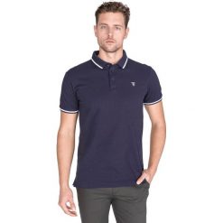 Trussardi Jeans Polo Koszulka Niebieski. Niebieskie podkoszulki męskie m, z bawełny. Za 418,95 zł.