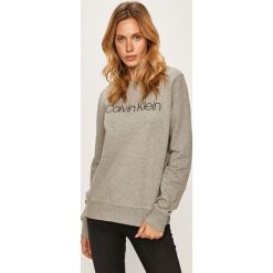 Calvin Klein - Bluza. Szare bluzy damskie Calvin Klein, s, z nadrukiem, z bawełny, bez rękawów, bez kaptura. W wyprzedaży za 299,90 zł.