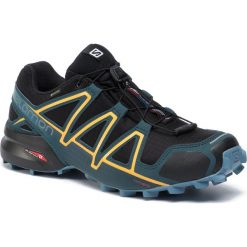 Buty SALOMON - Speedcross 4 Gtx GORE-TEX 407861 29 V0 Black/Reflecting Pond/Spectra Yellow. Czarne buty sportowe męskie Salomon, z materiału, do biegania. W wyprzedaży za 429,00 zł.